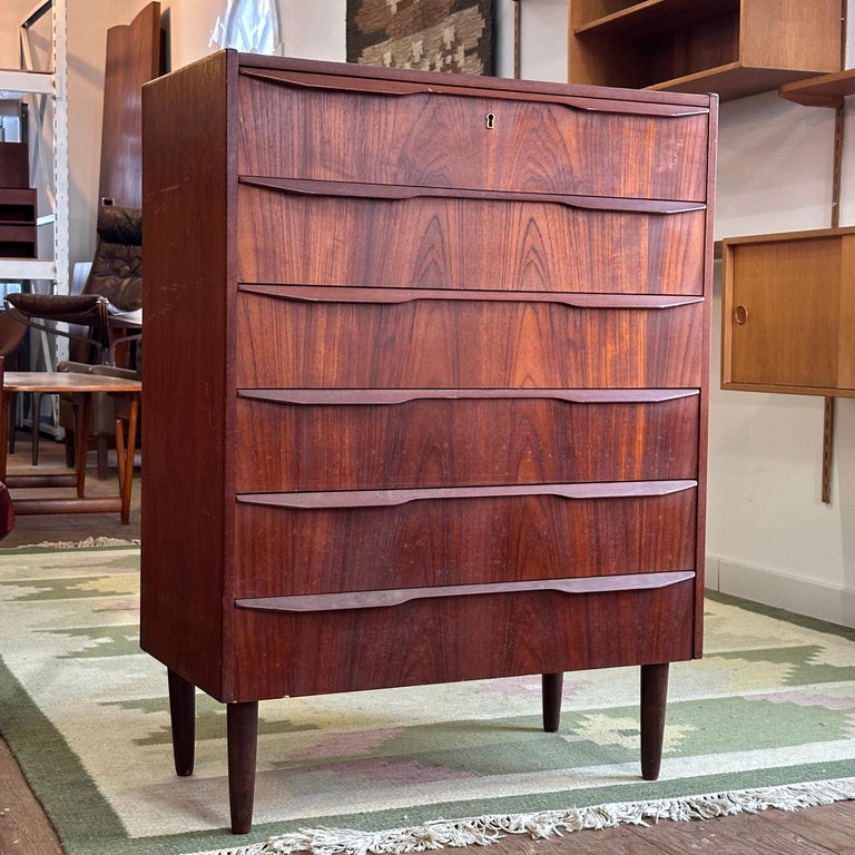 tallboy dresser Mid-Century Modern Tambour-Door Highboy Dresser, c.1960’s main image 1