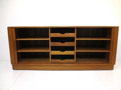 Teak Tambor Door Credenza / Sever by H.P. Hansen Denmark