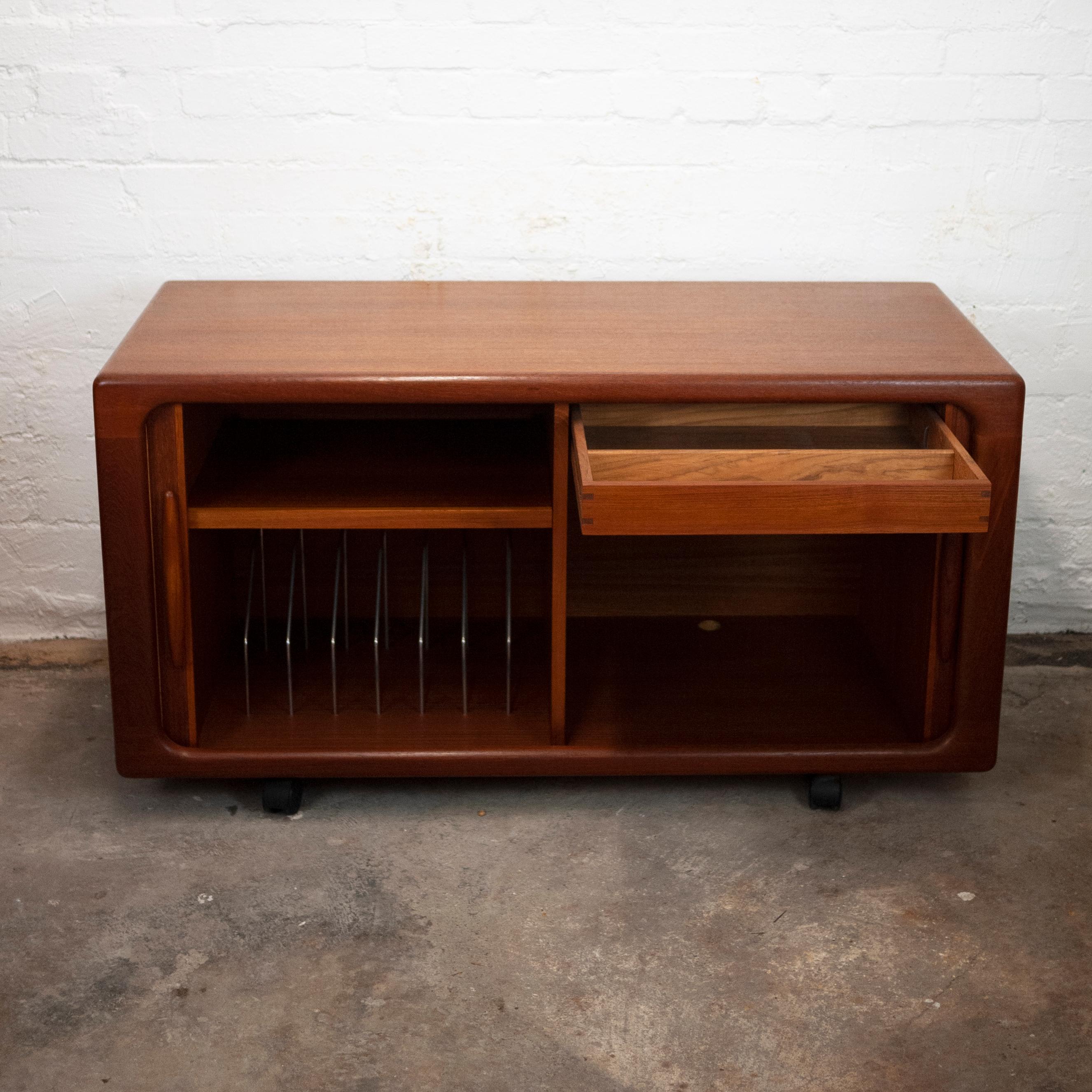 Mid-Century Modern Teak Tambour Sideboard from Dyrlund, 1960s