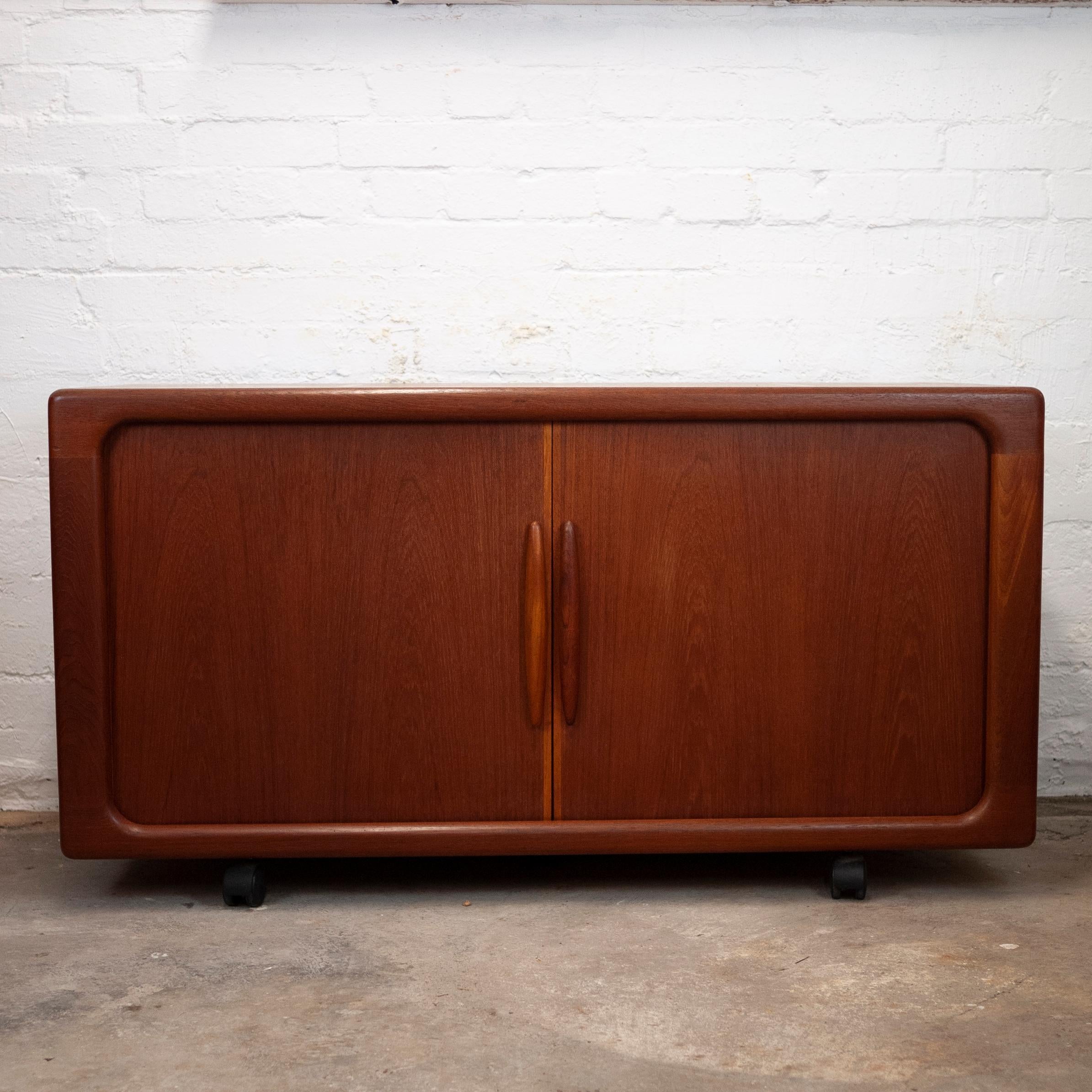 Teak Tambour Sideboard from Dyrlund, 1960s 1