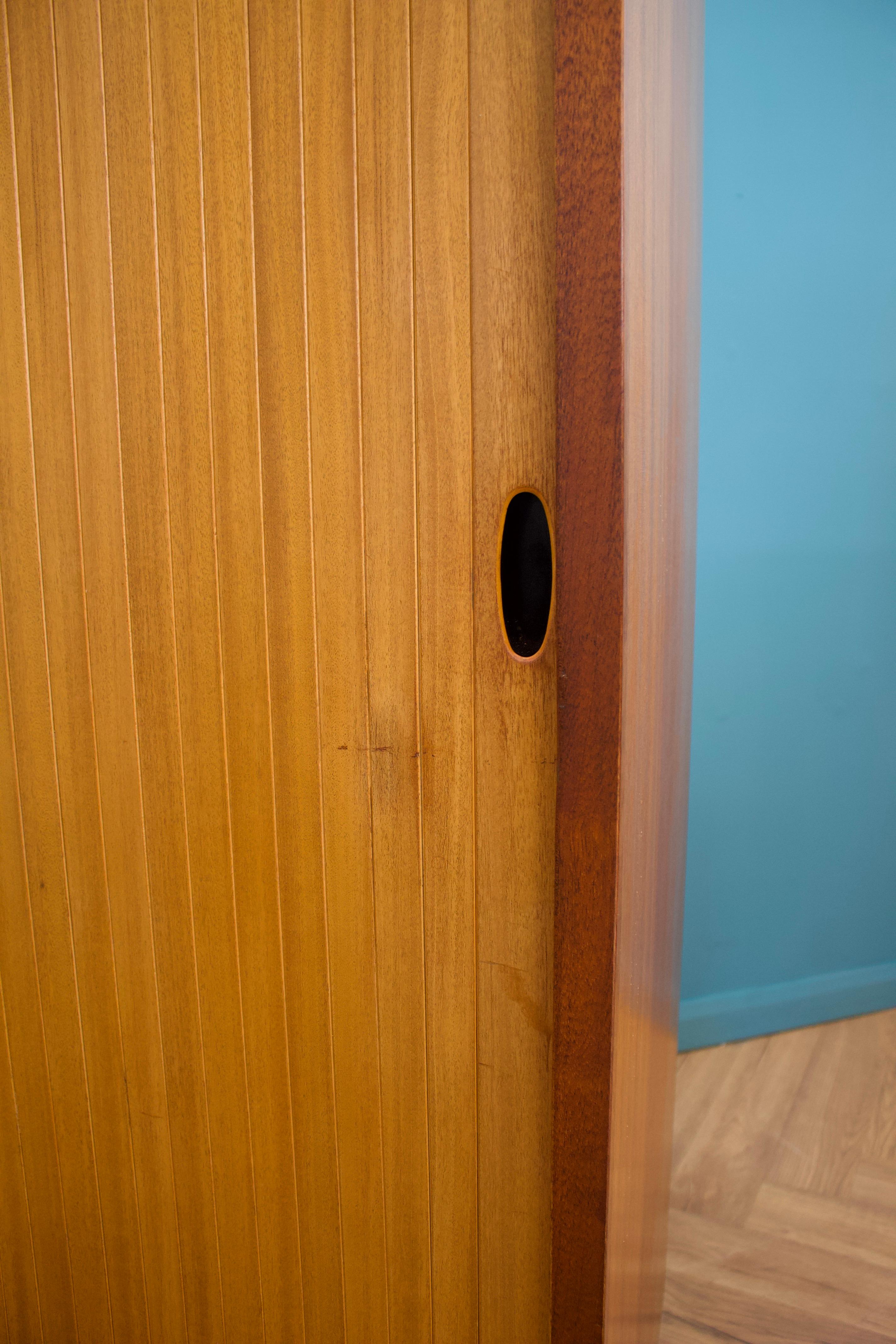 Teak Tambour Wardrobe from Austinsuite, 1960s 3