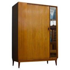 Teak Tambour Wardrobe from Austinsuite, 1960s