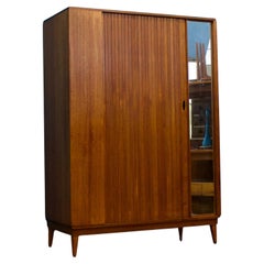 Teak Tambour Wardrobe from Austinsuite, 1960s