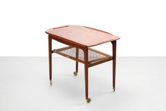 Teak Tea Trolly by Johannes Andersen for CFC Silkeborg, Denmark, 1950