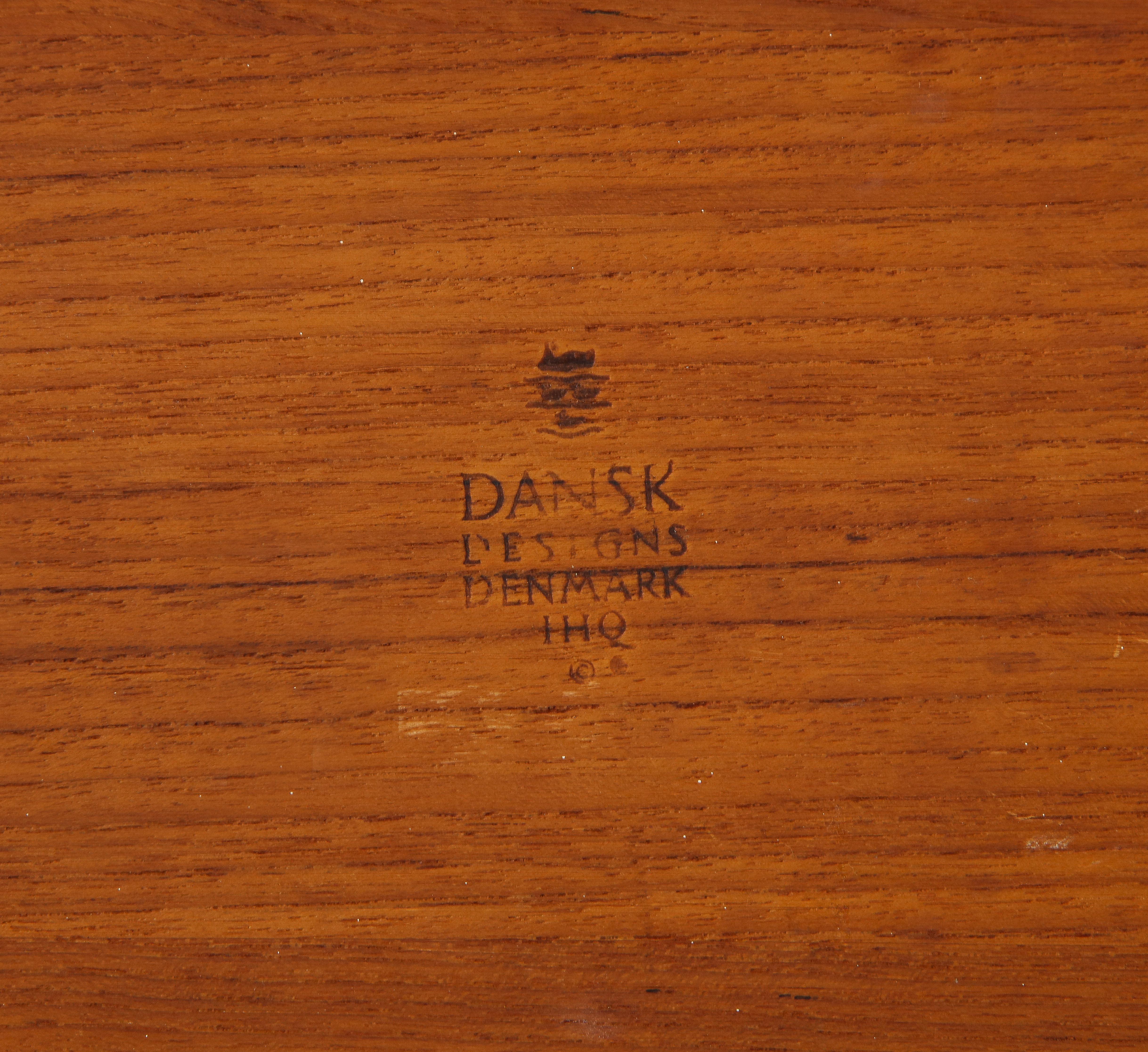 Plateau en teck de Dansk, États-Unis, vers 1960 en vente 3
