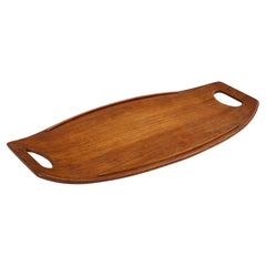 Bandeja de teca de Dansk, Estados Unidos, c. 1960