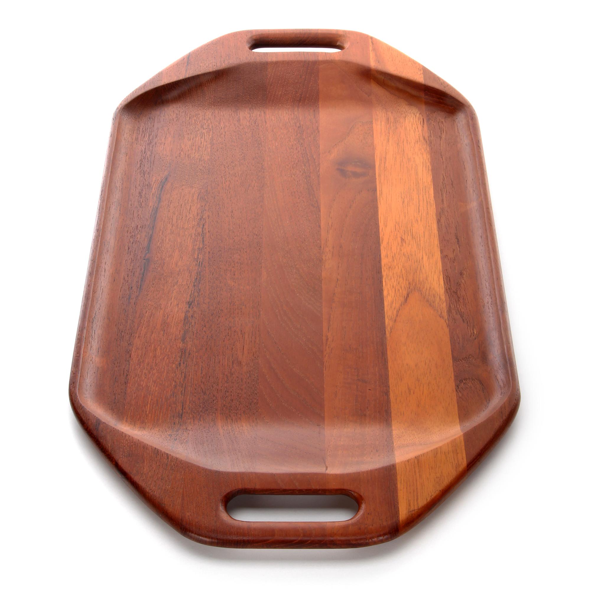 Mid-20th Century Teak Tray by Digsmed 1964, Large Danish Modern Severing Tray