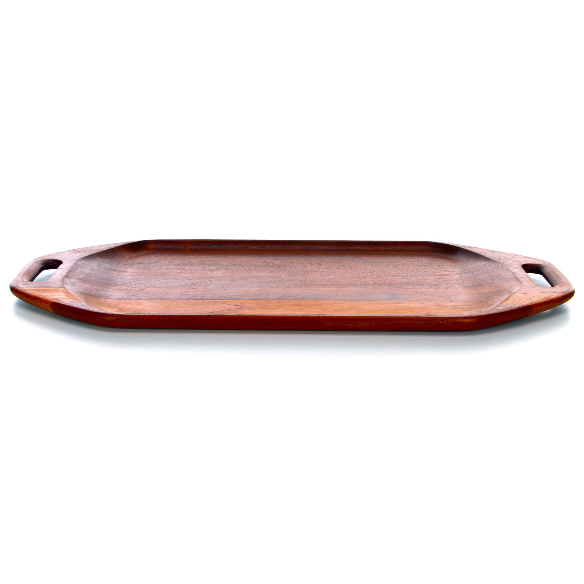 Teak Tray by Digsmed 1964, Large Danish Modern Severing Tray 2