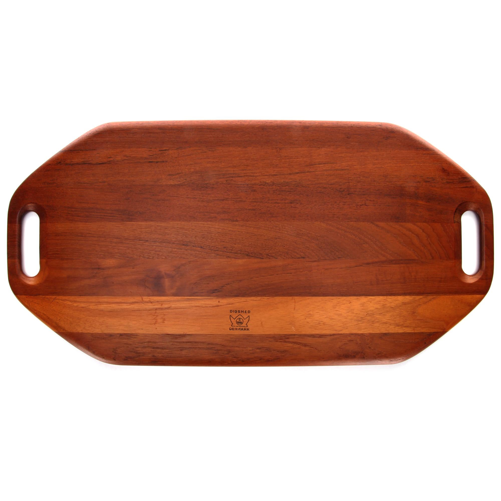 Teak Tray by Digsmed 1964, Large Danish Modern Severing Tray 3