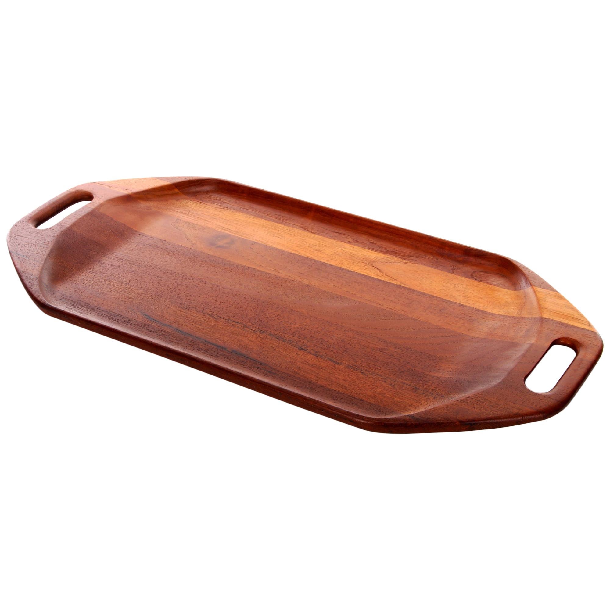 Teak Tray by Digsmed 1964, Large Danish Modern Severing Tray