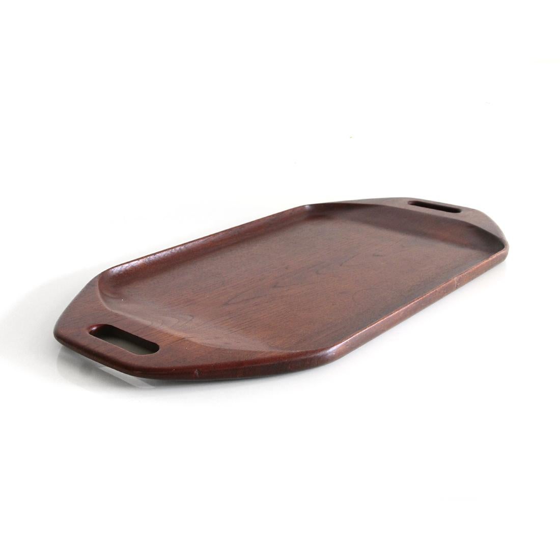 Teak Tray by Flaming Digsmed for Digsmed, 1960s In Good Condition In Savona, IT