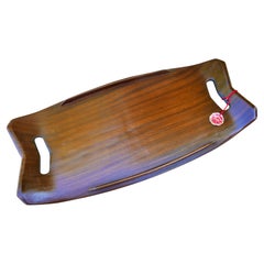 Teak tray produced by Legnoart