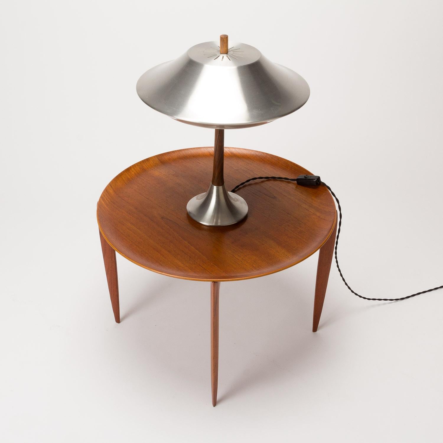 Teak Tray Table by H Engholm and Svend Aage Willumsen for Fritz Hansen, Denmark, 2