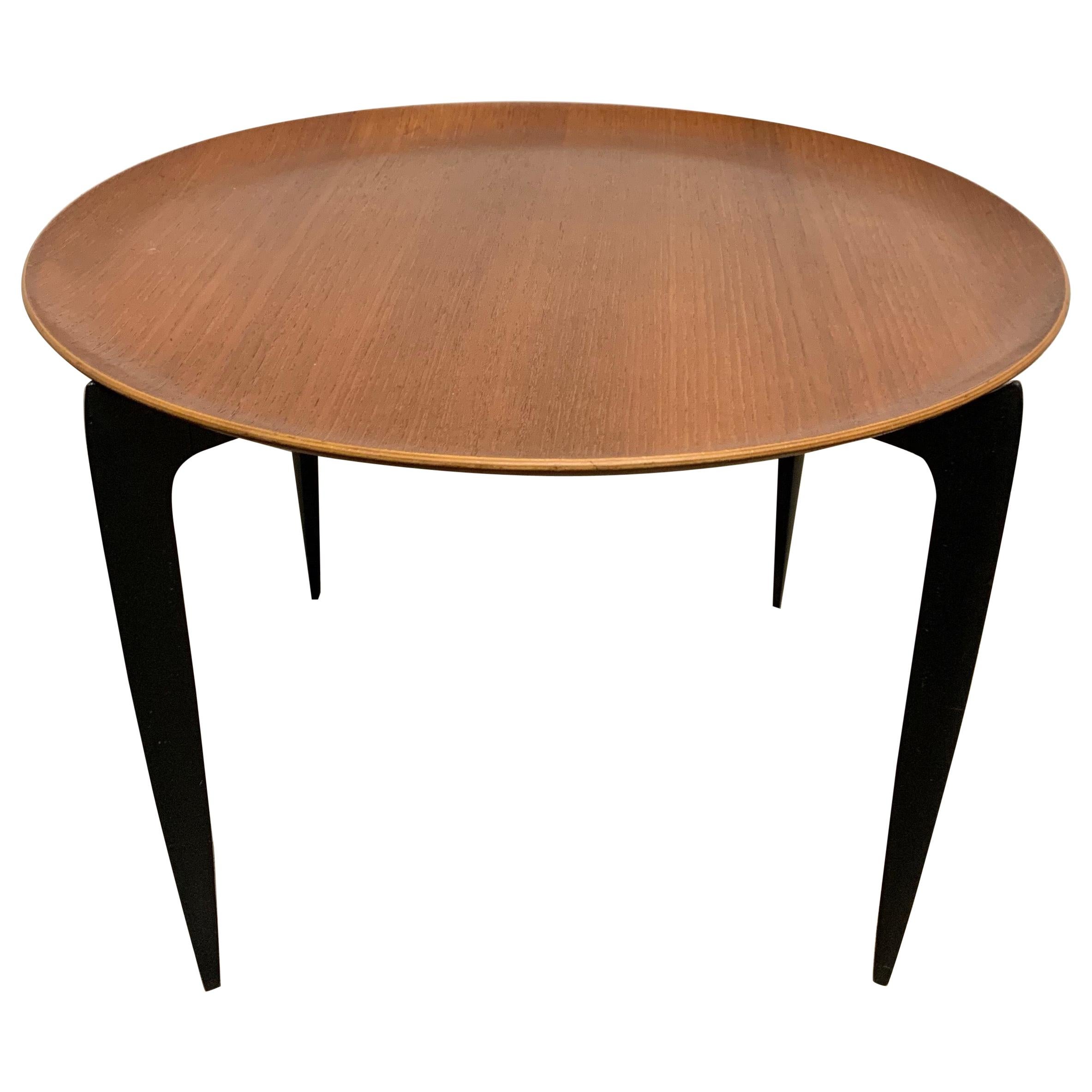 Teak Tray Table by H Engholm and Svend Aage Willumsen for Fritz Hansen
