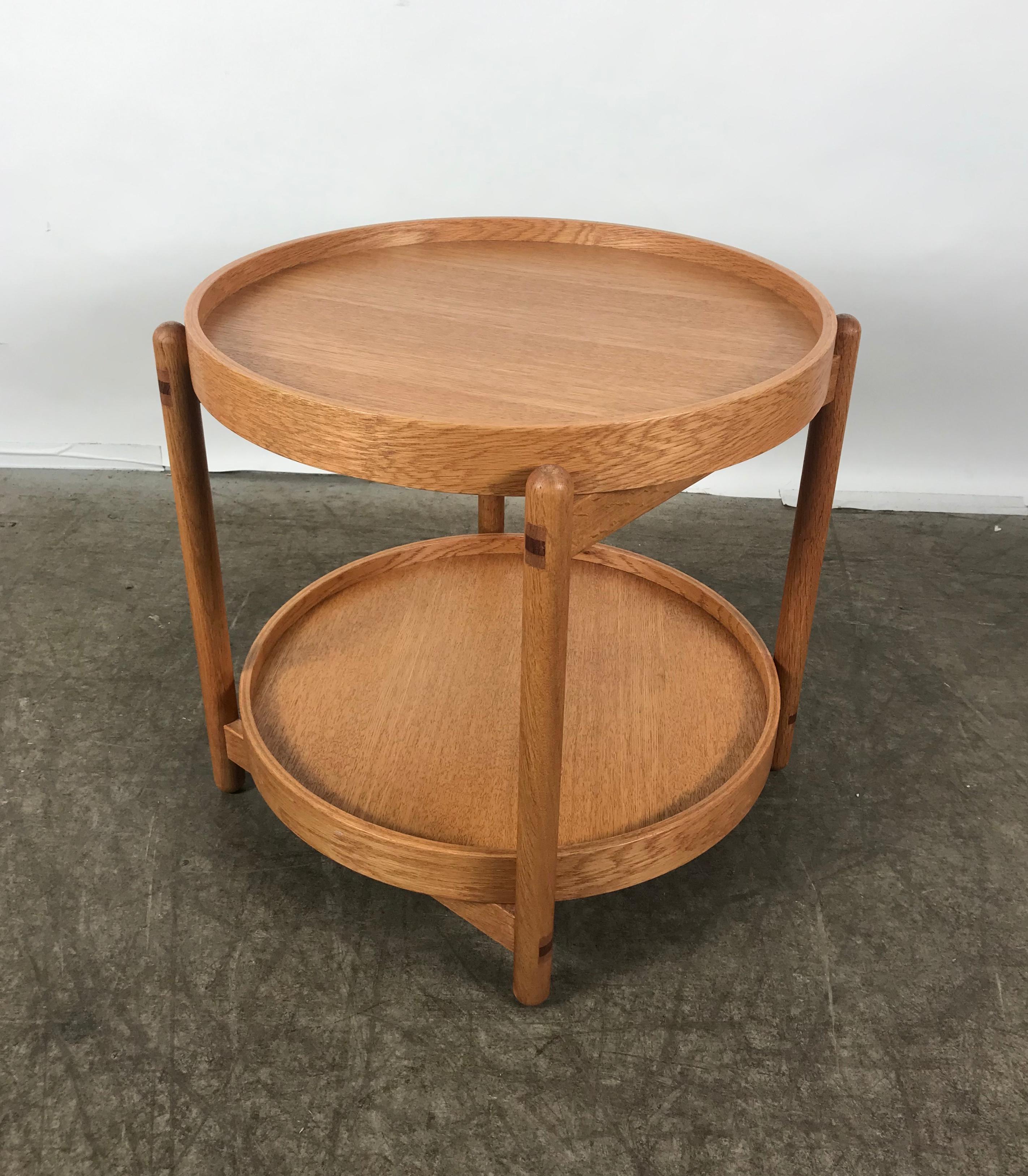 Mid-20th Century Teak Tray Table Made in Denmark Attributed to Hans Bolling, Torben Orskov