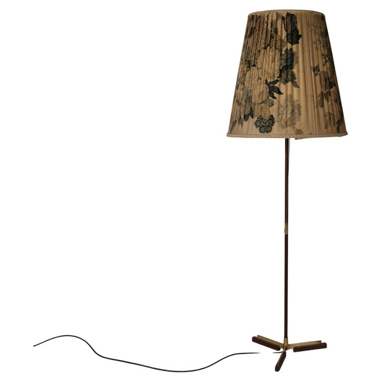 Teak Tripod Micheline Stehlampe aus Messing von JT Kalmar für Kalmar,  1950er For Sale at 1stDibs | stehlampe vintage