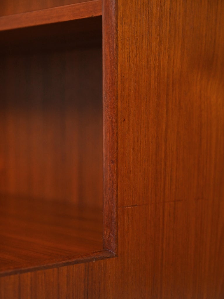 Teak TV Stand Bookcase For Sale at 1stDibs