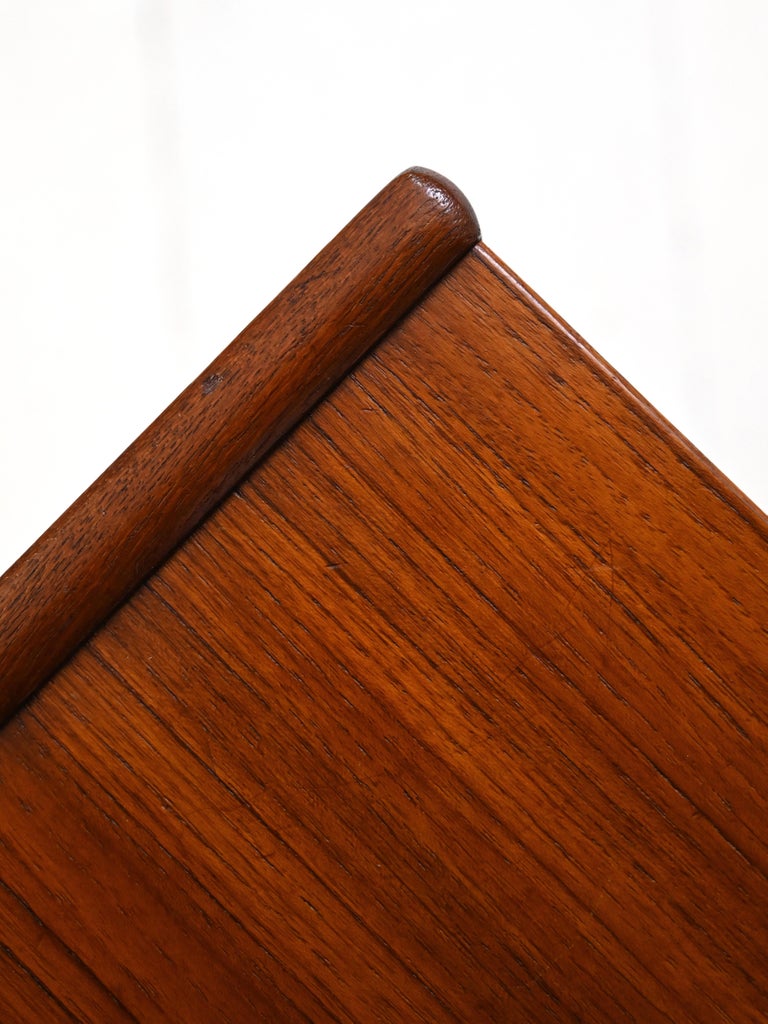 Teak TV Stand Bookcase For Sale at 1stDibs