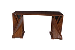 Teak Twisted and Angled Coffee Table or Bench