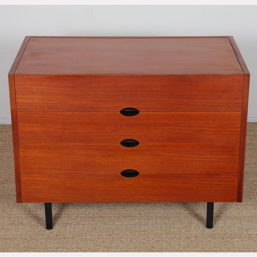 Français Teak vanity by Joseph-André Motte, 1960s en vente