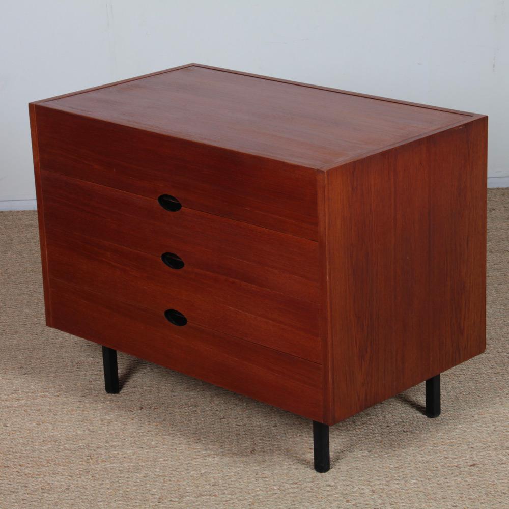 Teak vanity by Joseph-André Motte, 1960s en vente 1