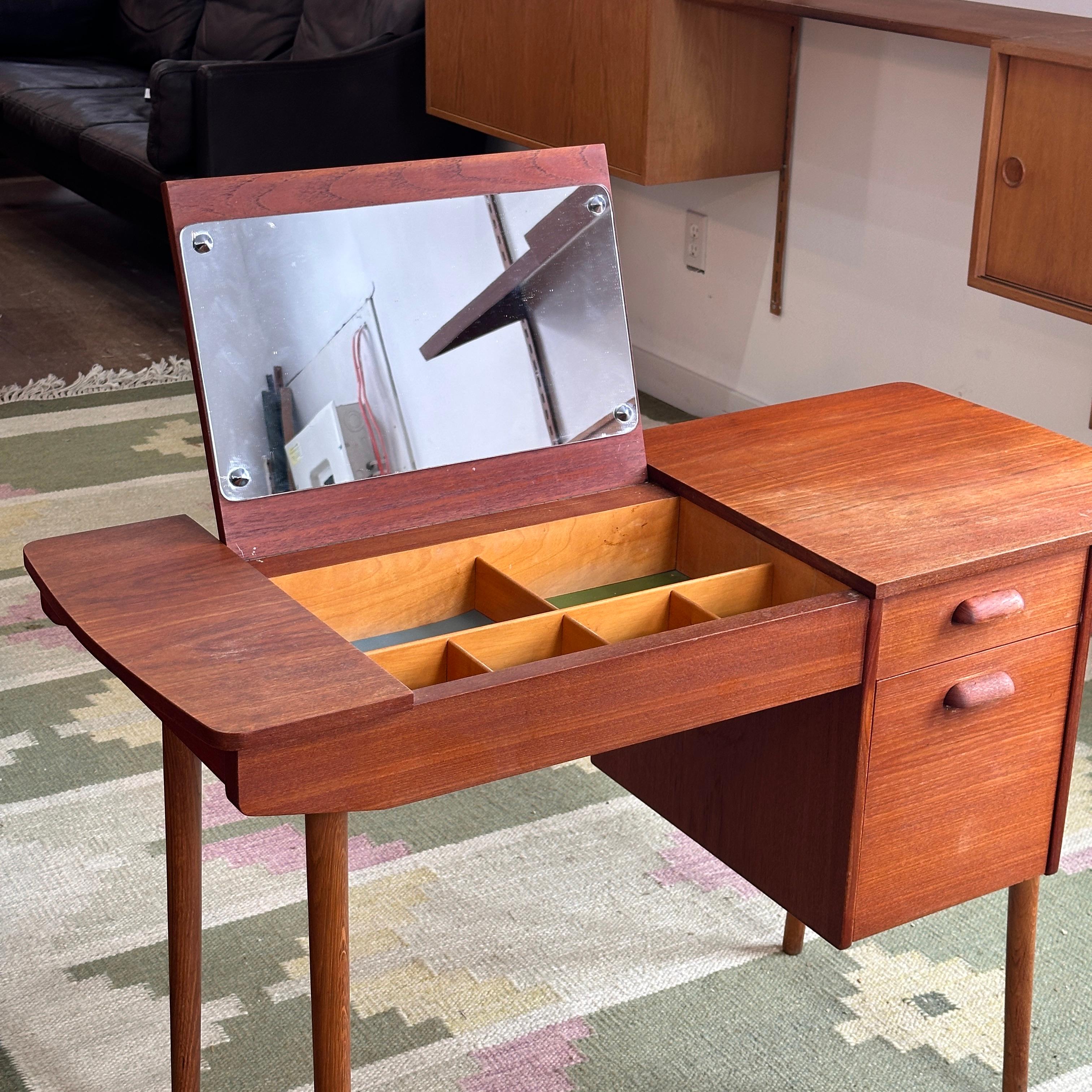 Teak Vanity/Desk In Good Condition In Puslinch, ON