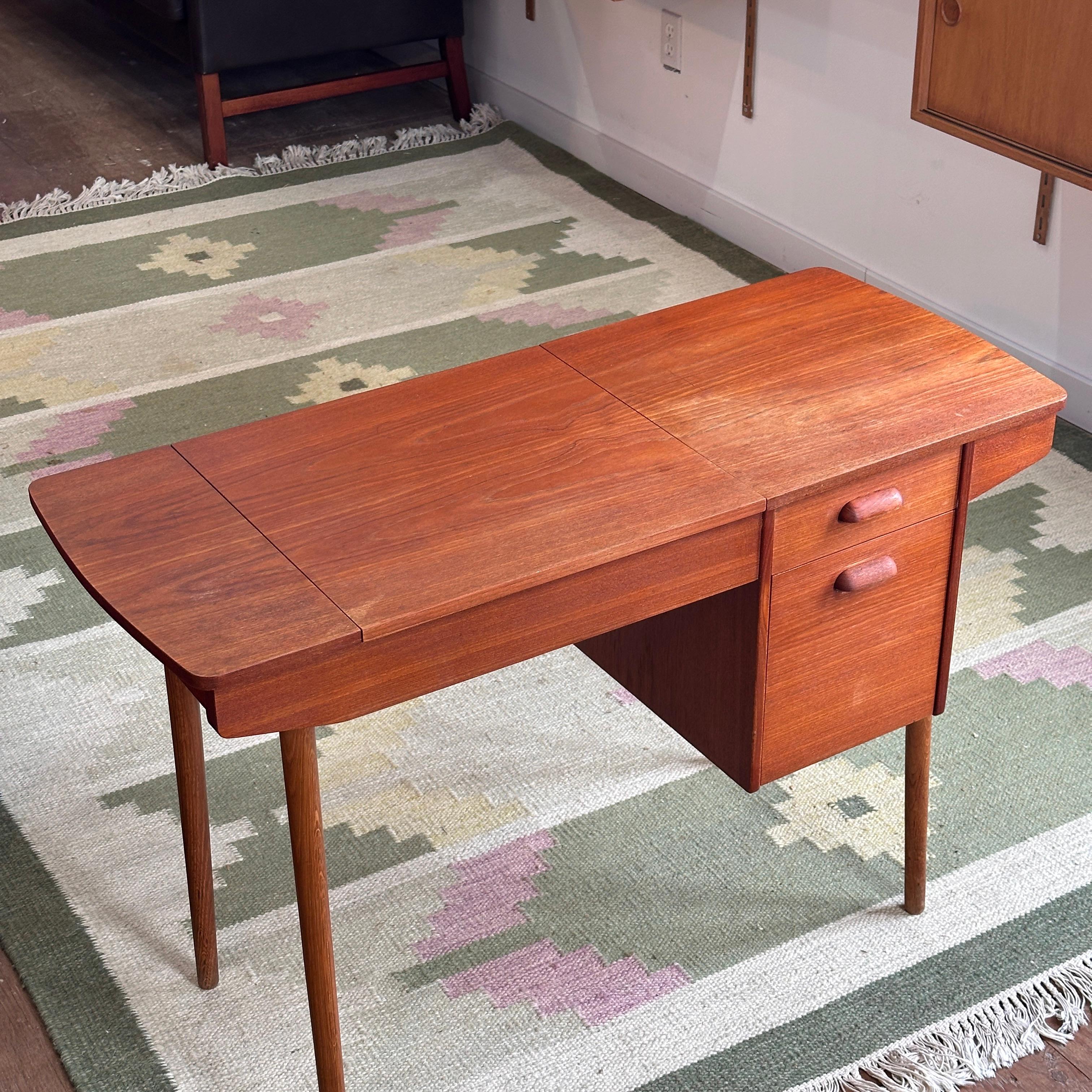Mid-20th Century Teak Vanity/Desk