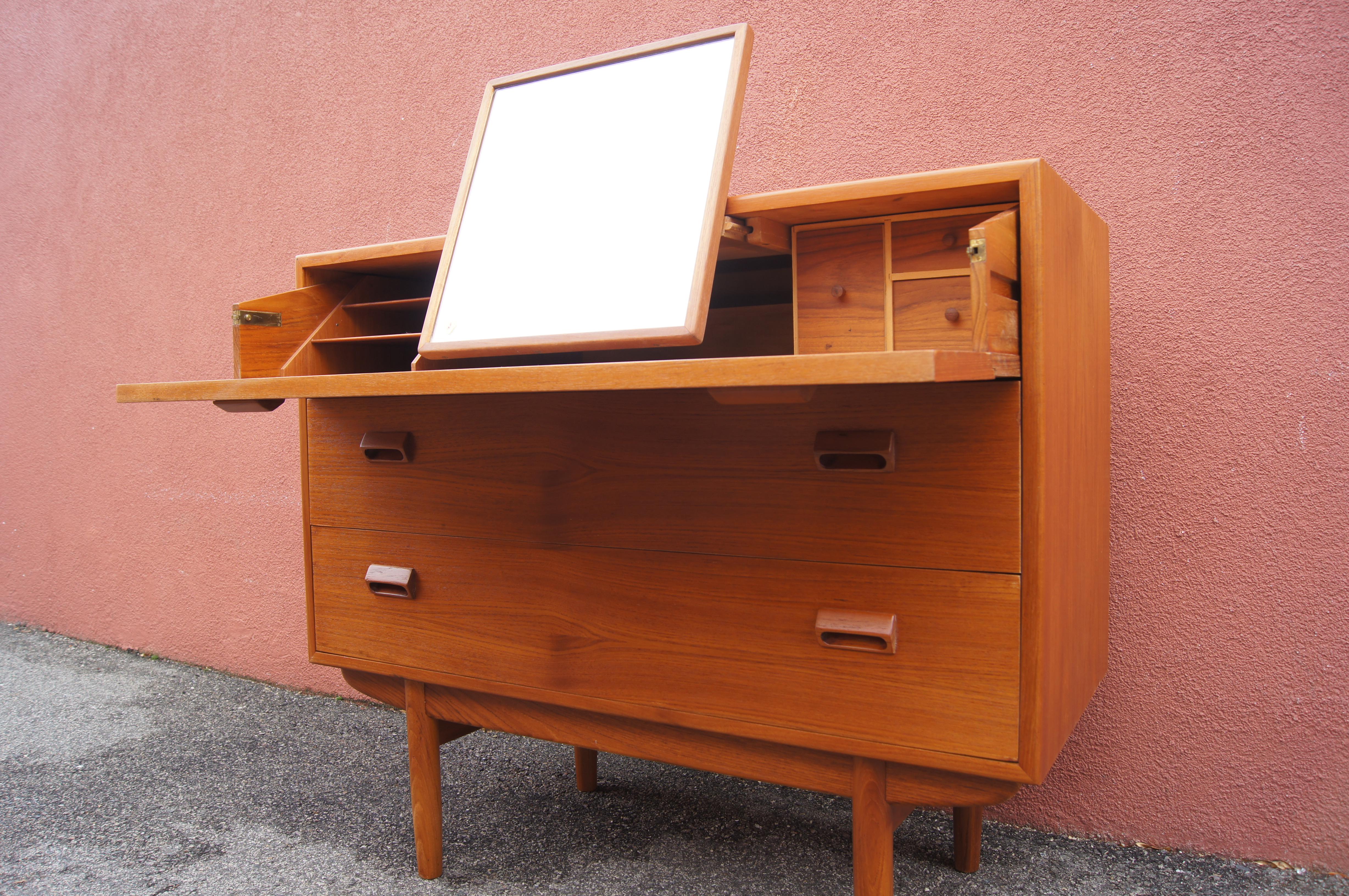 Teak Vanity Dresser by Borge Mogensen 1