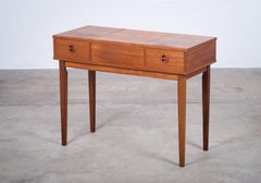 Teak Vanity Table / Desk, Denmark, 1960s