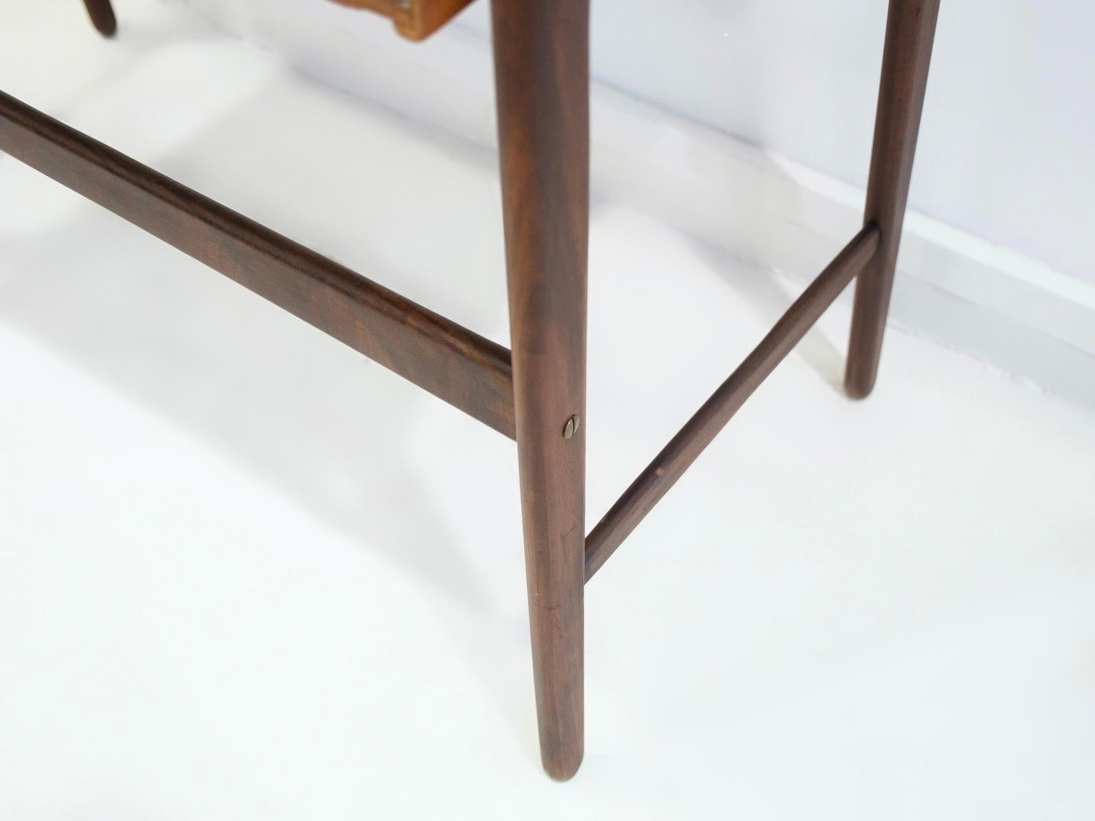 Teak Vanity Table with Mirror by Svend Åge Madsen For Sale 6
