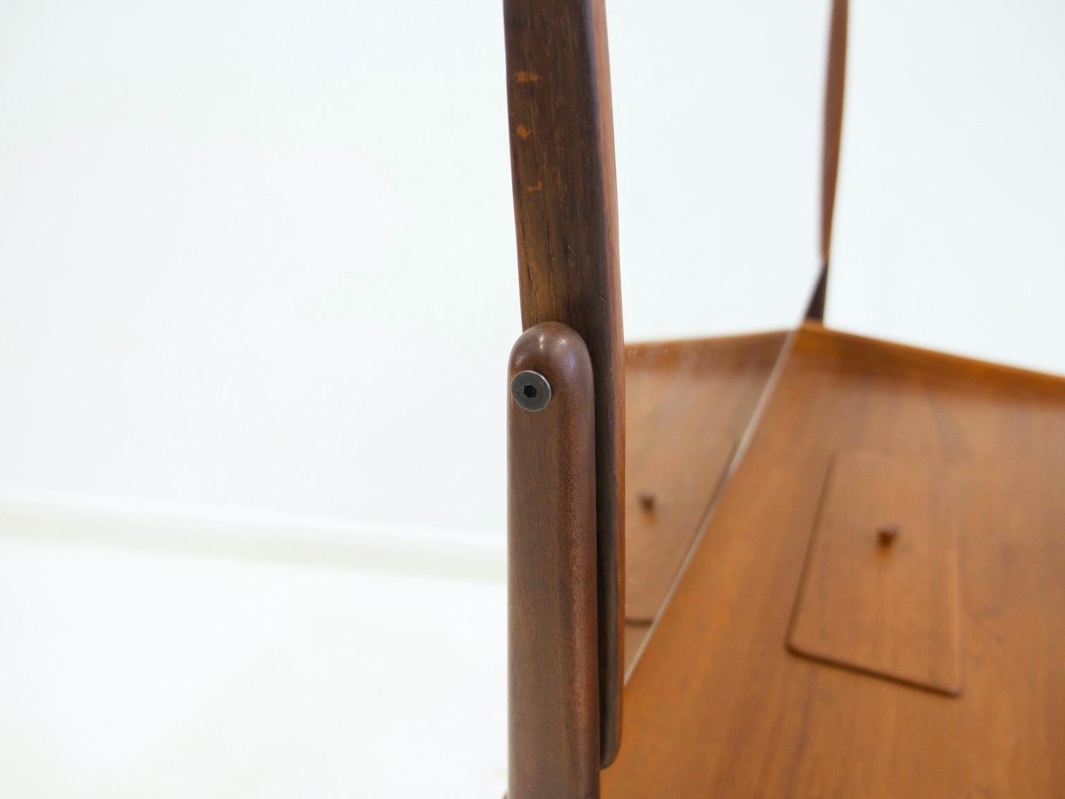 Teak Vanity Table with Mirror by Svend Åge Madsen For Sale 2
