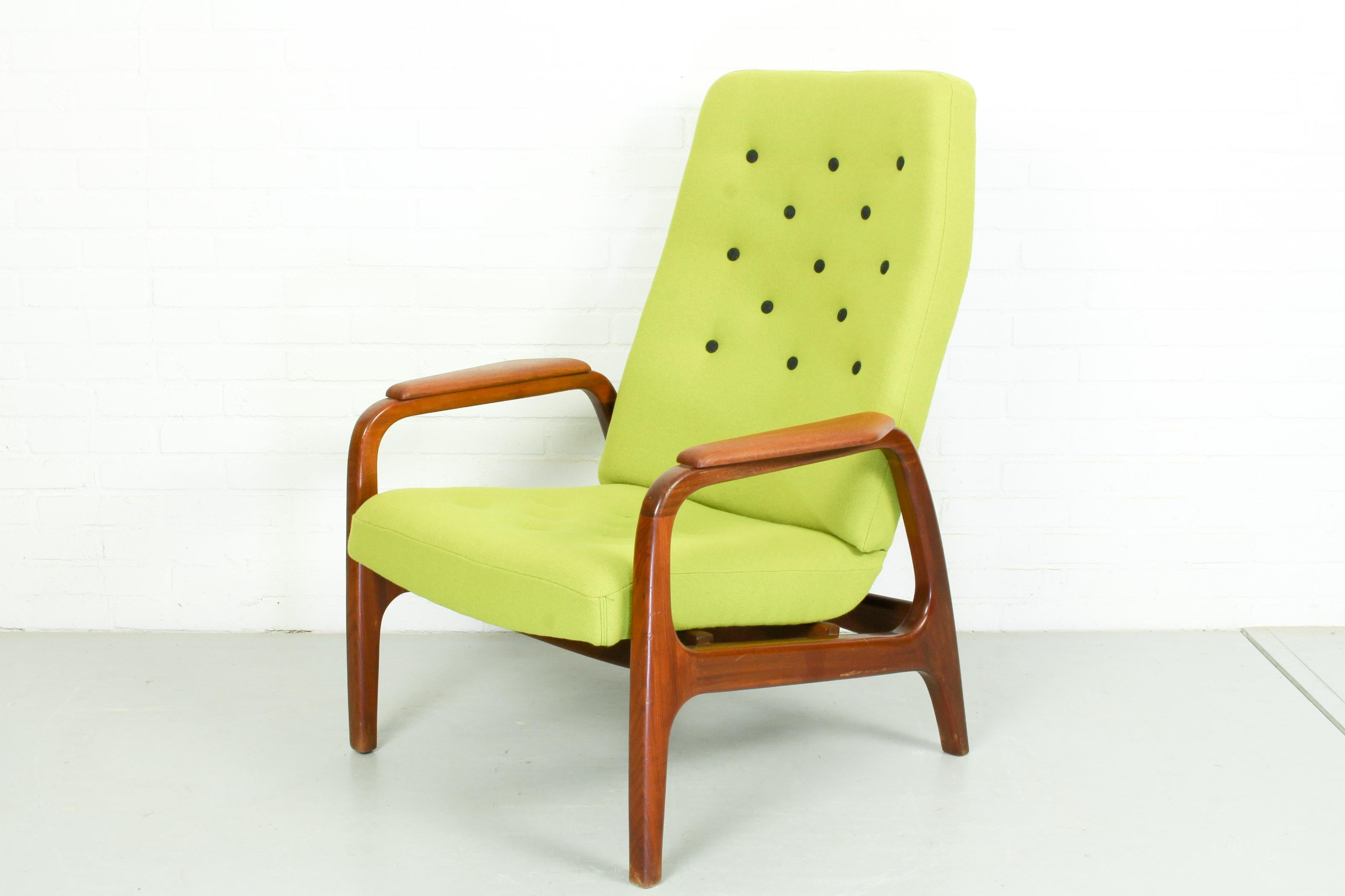 20th Century Teak Vintage Armchair Dutch Design, 1960s