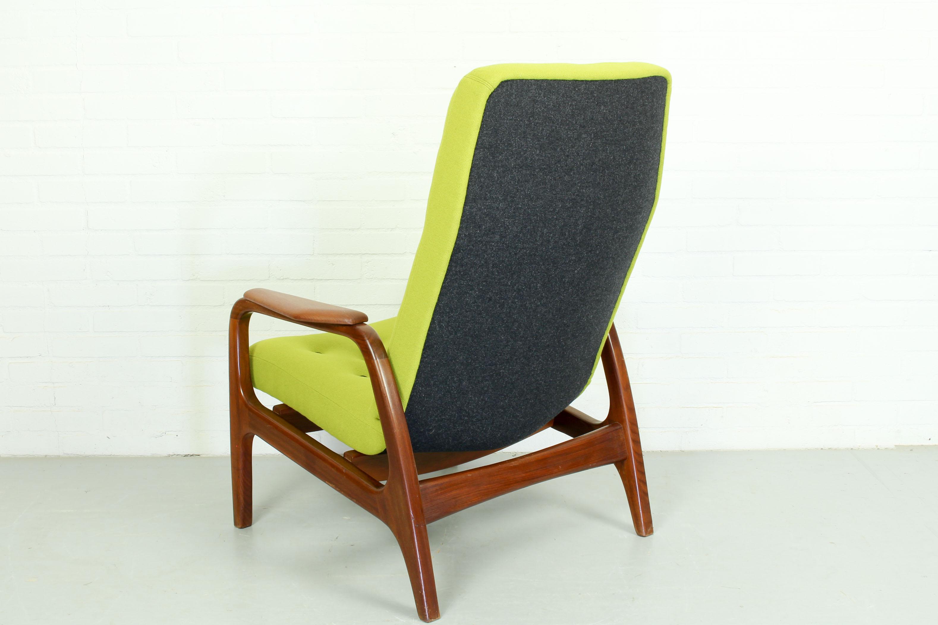 Teak Vintage Armchair Dutch Design, 1960s 1
