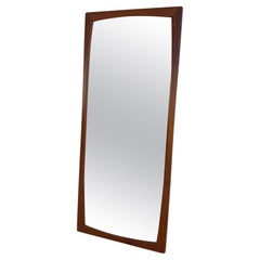Teak vintage mirror, Denmark 1960