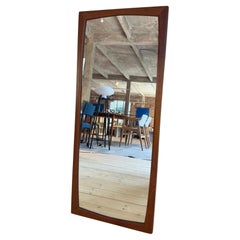 Teak vintage mirror, Denmark 1960