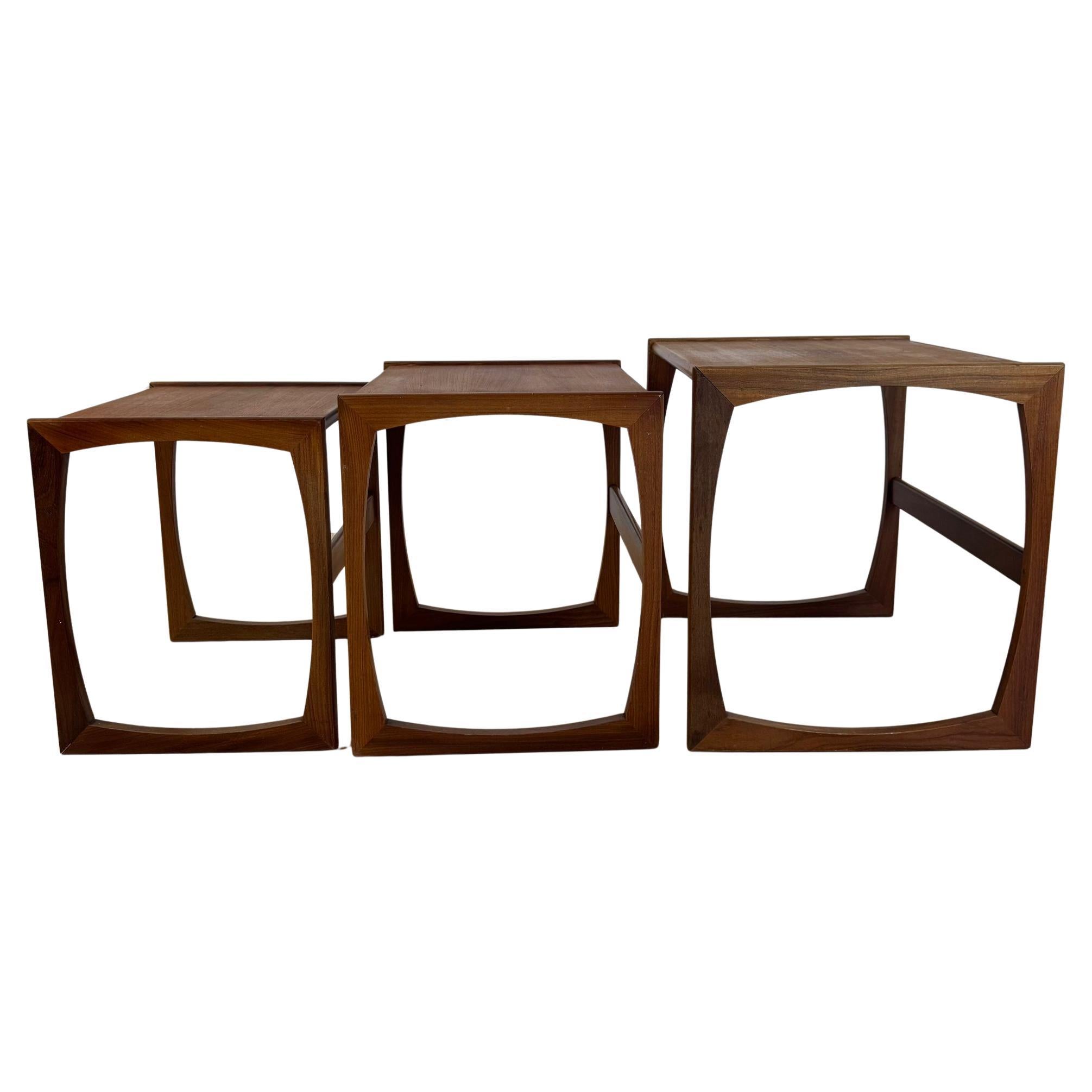 Vintage-Tische aus Teakholz, UK 1960