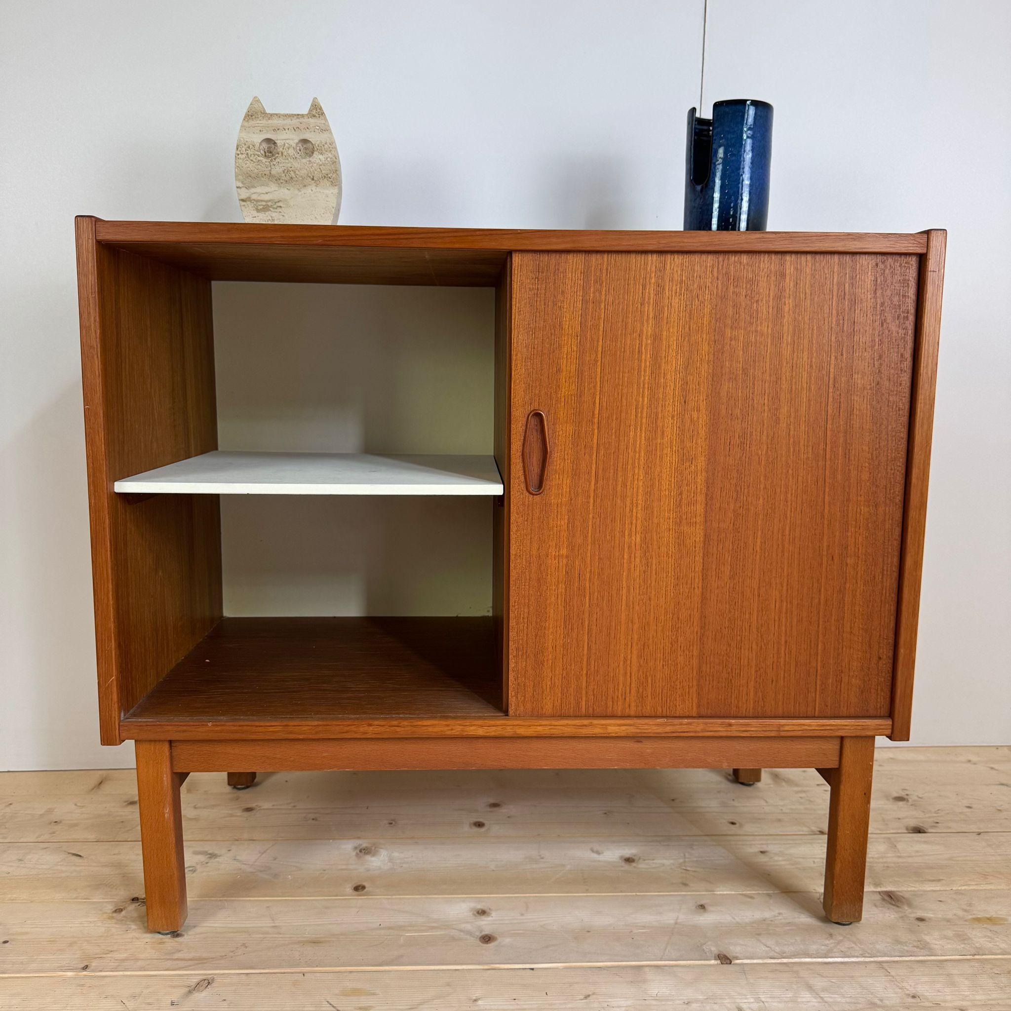 Mid-20th Century Teak vintage sideboard with drawers, Denmark 1960 For Sale