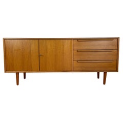 Teak vintage sideboard with drawers, Denmark 1960