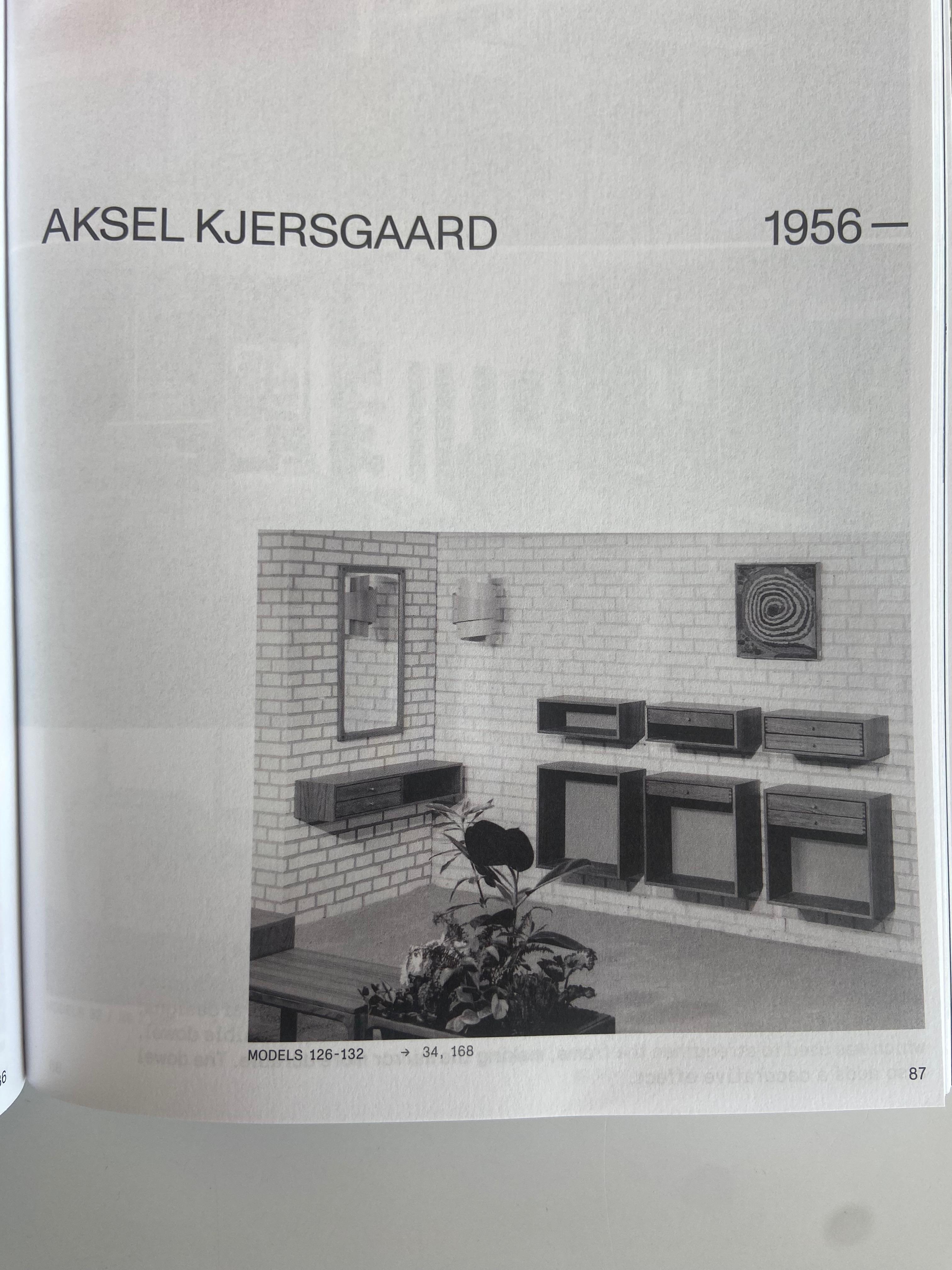 Teak wall board Kai Kristiansen for Aksel Kjersgaard #132 Odder Made in Denmark 8