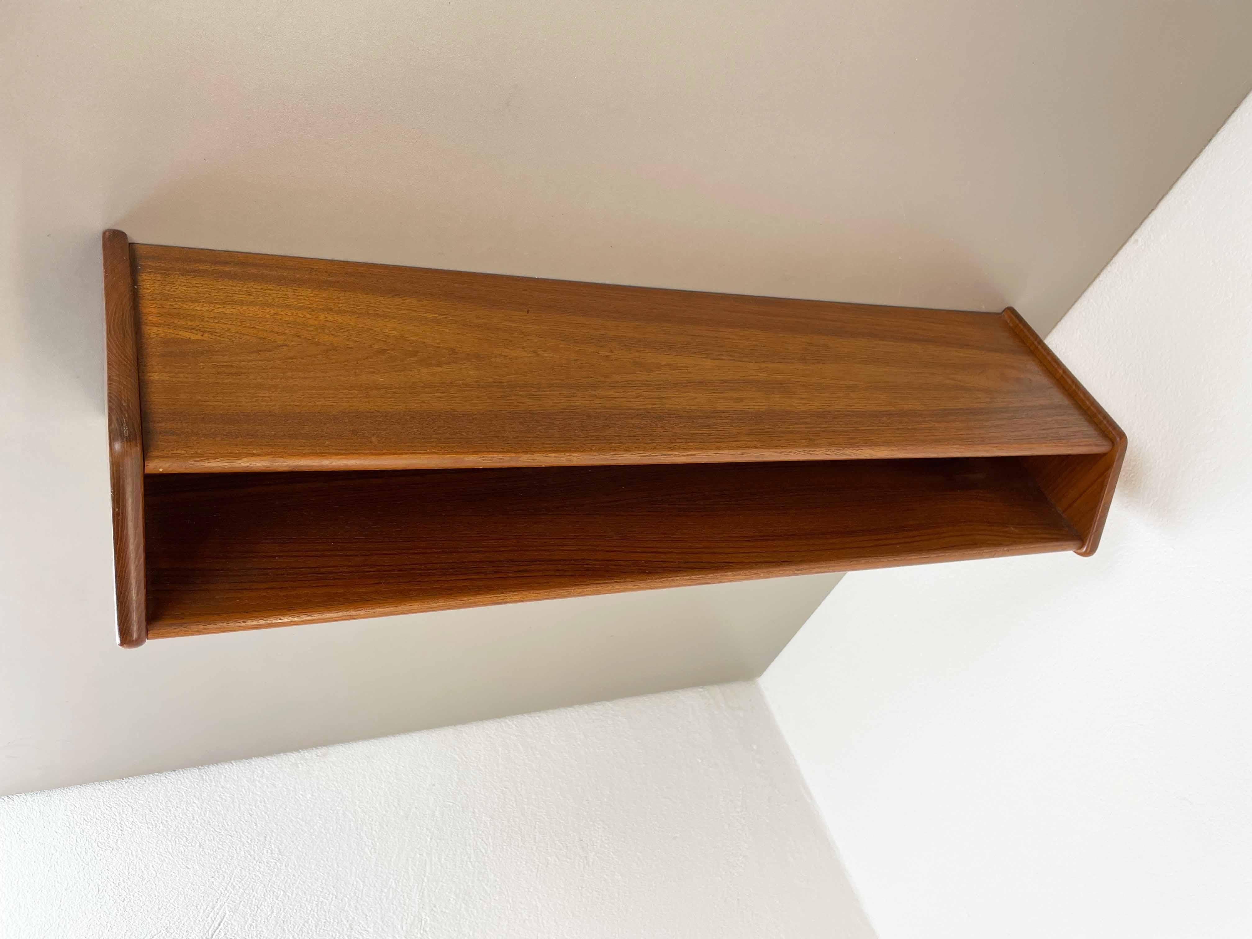 Teak Wall Board No. 22 Kai Kristiansen for Aksel Kjersgaard, Odder, Denmark 1960 In Good Condition For Sale In Kirchlengern, DE