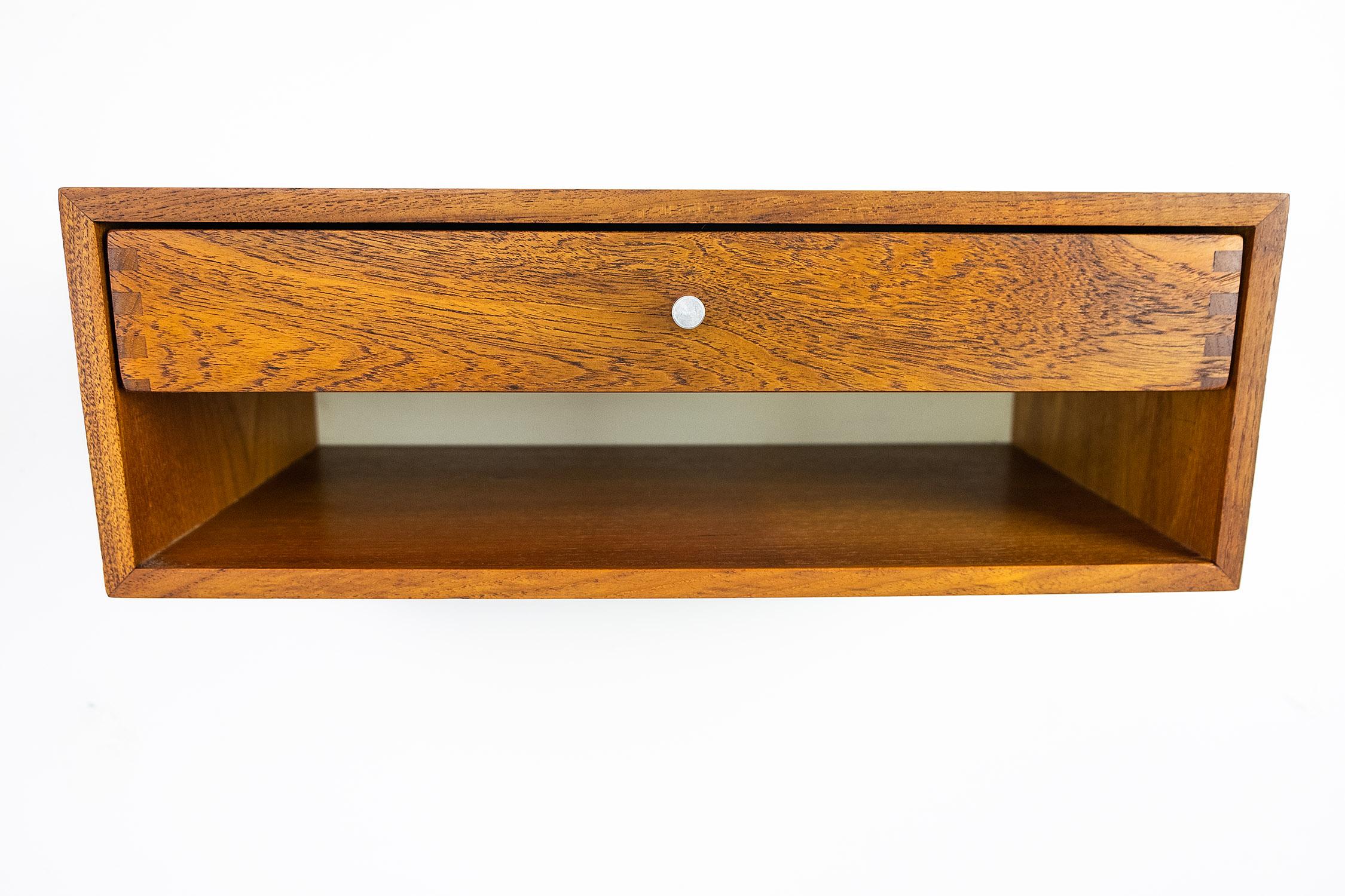 Teak Wall Console by Kai Kristiansen for Aksel Kjersgaard, 1960s 8