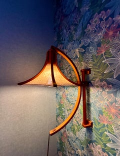 Teak Wall Lamp by Domus