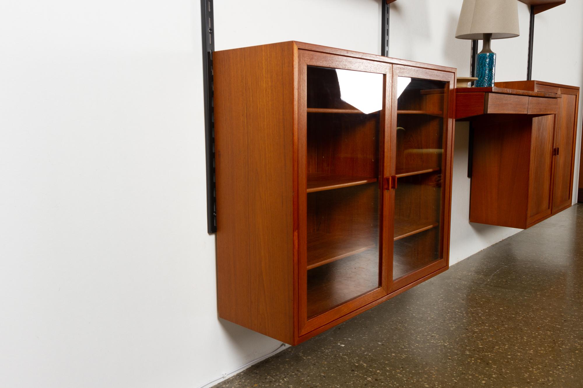 Teak Wall Unit by Kai Kristiansen for FM, 1960s 6