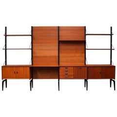 Teak Wall Unit by Louis Van Teeffelen, circa 1960