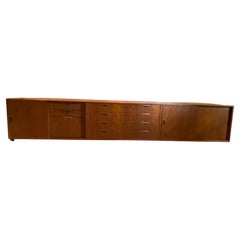 Teak Hanging Credenza