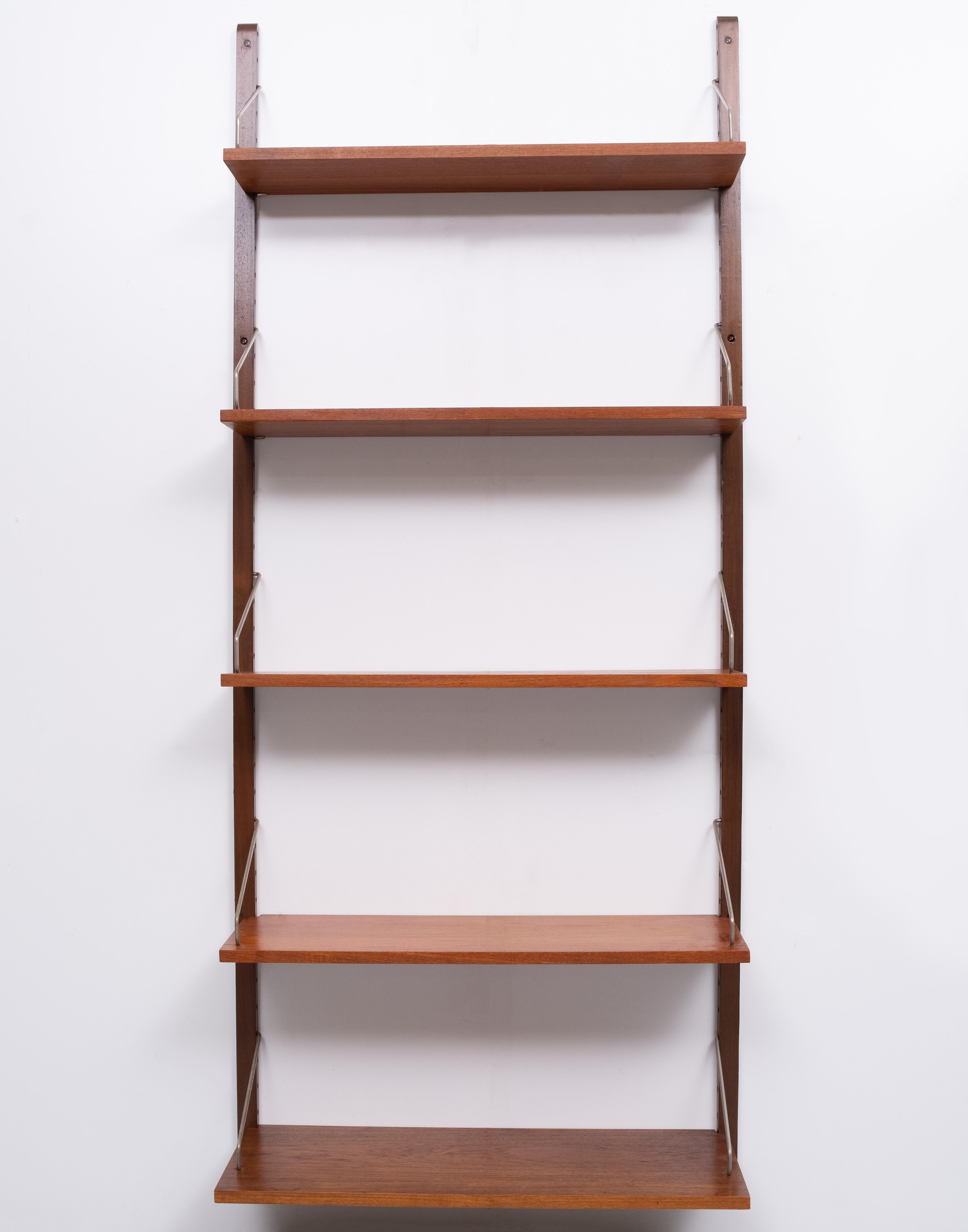 Mid-Century Modern Teak Wall Unit Poul Cadovius Denmark 1950s