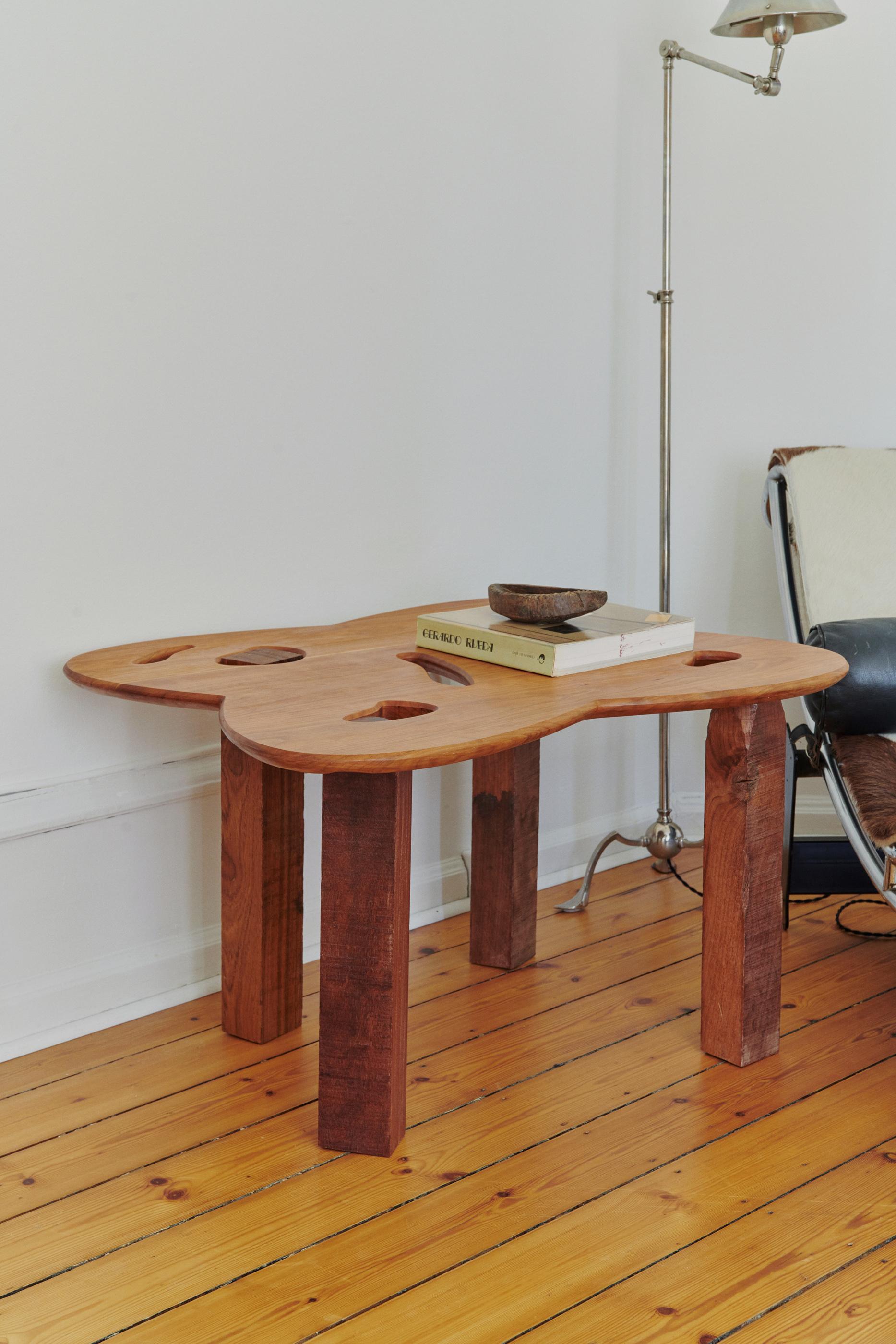 Small wood coffee table side table by Yuki Gray For Sale at 1stDibs