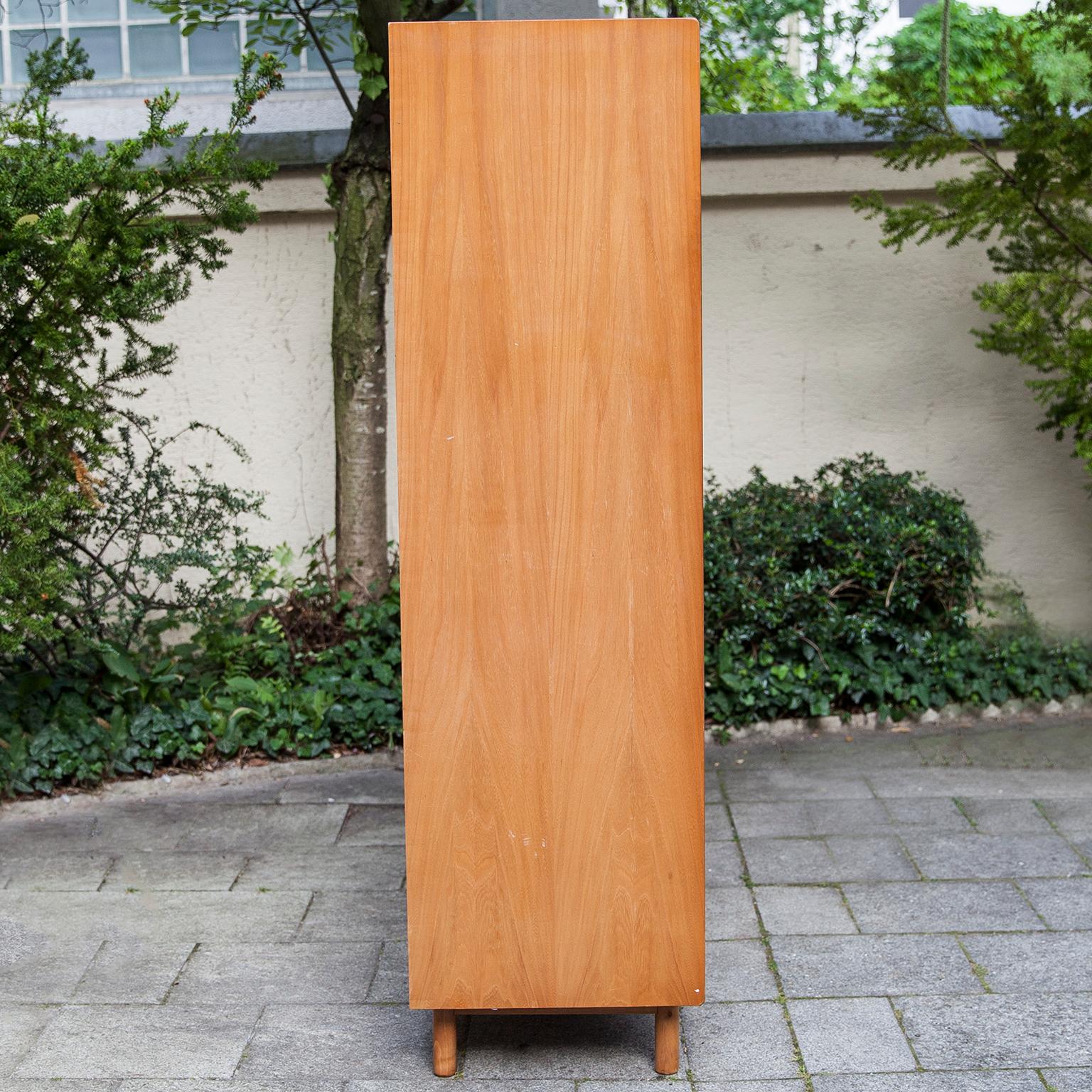 Teak Wardrobe by Sebastian Muggenthaler, Germany, 1960 In Good Condition In Munich, DE