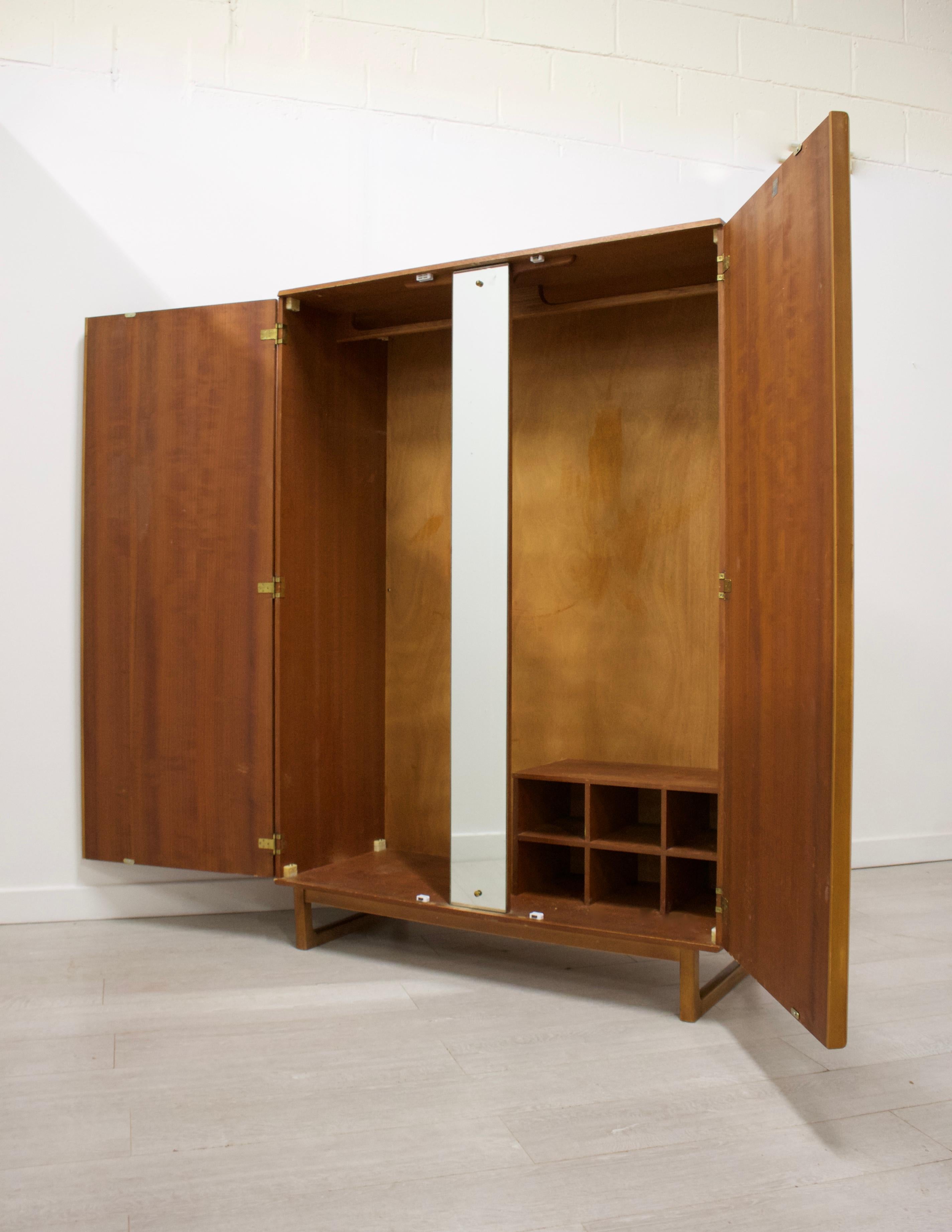 Mid-Century Modern Teak Wardrobe from Stonehill, 1960s
