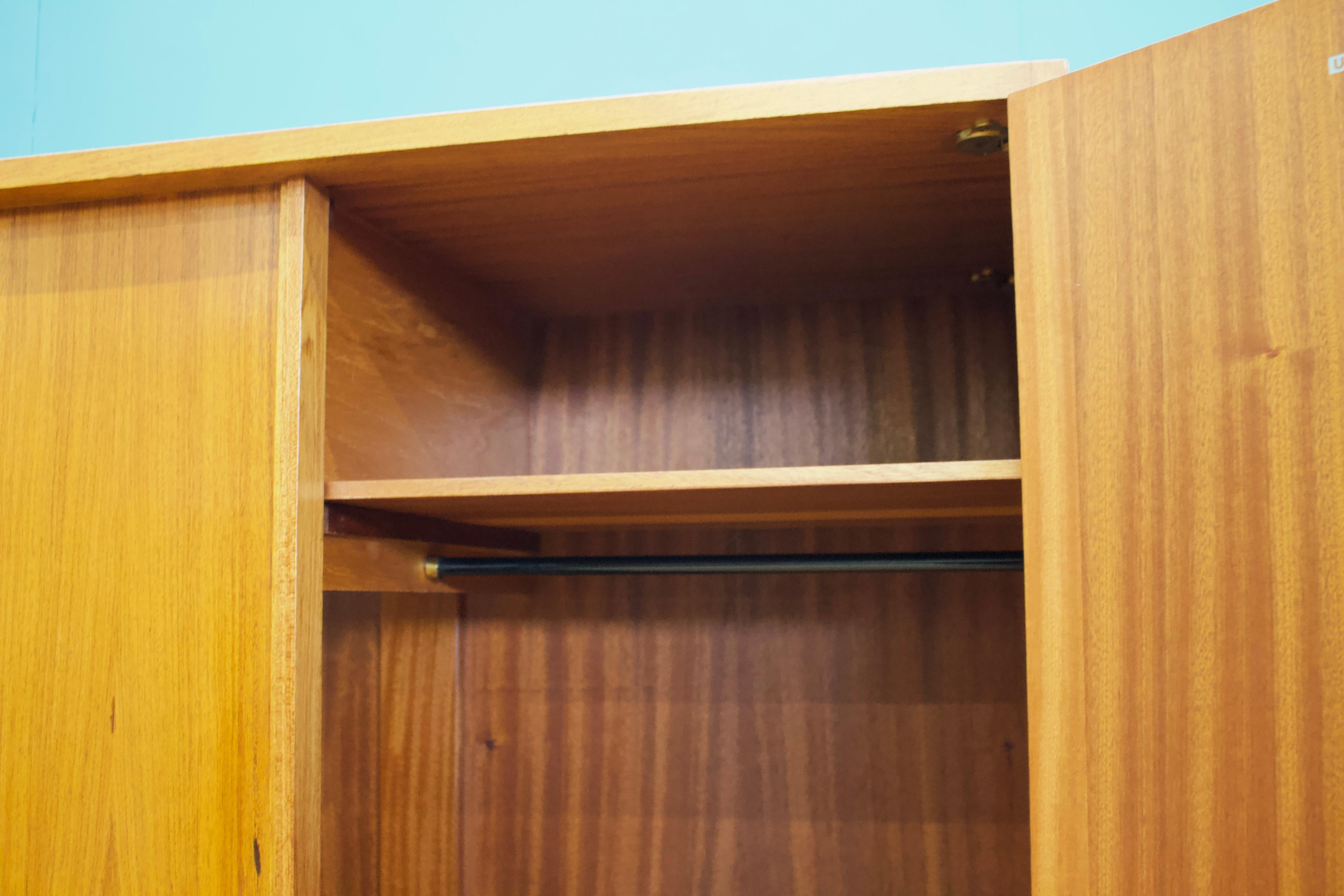 Teak Wardrobe from Uniflex, 1960s For Sale 3